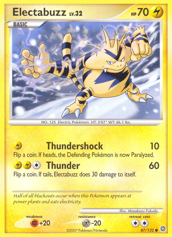 Electabuzz (87/132) [Diamond & Pearl: Secret Wonders] | Good Games North