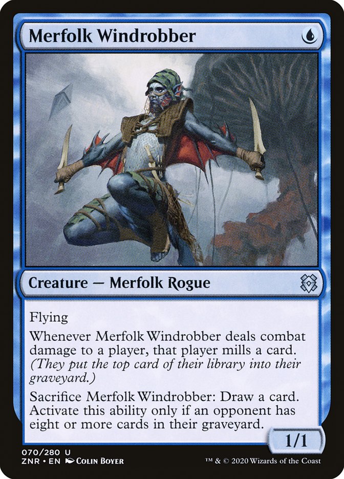 Merfolk Windrobber [Zendikar Rising] | Good Games North