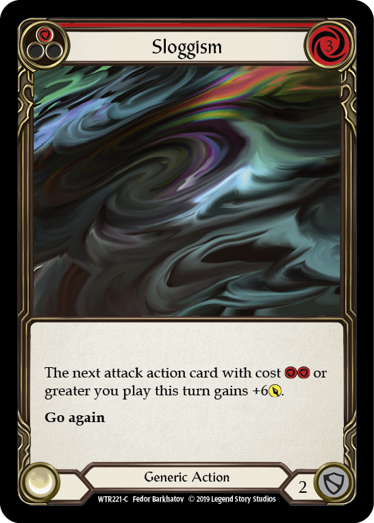 Sloggism (Red) [WTR221-C] Alpha Print Rainbow Foil | Good Games North