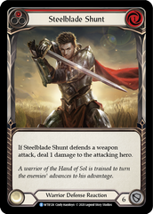 Steelblade Shunt (Red) [U-WTR126] (Welcome to Rathe Unlimited)  Unlimited Normal | Good Games North