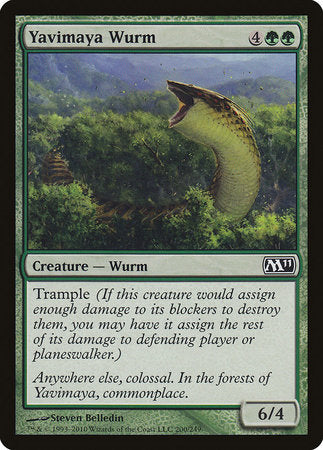 Yavimaya Wurm [Magic 2011] | Good Games North