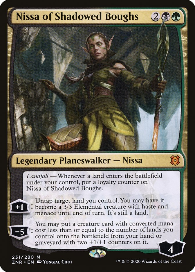 Nissa of Shadowed Boughs [Zendikar Rising] | Good Games North