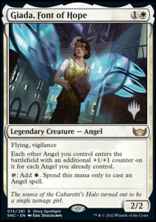 Giada, Font of Hope (Promo Pack) [Streets of New Capenna Promos] | Good Games North
