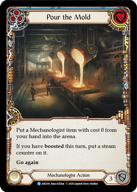 Pour the Mold (Blue) [U-ARC016] Unlimited Rainbow Foil | Good Games North