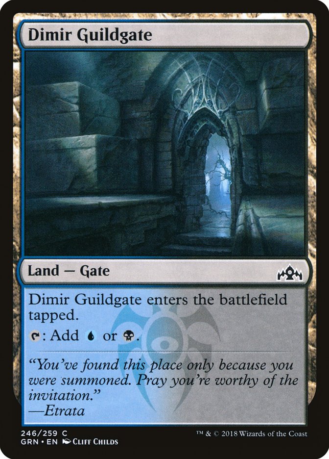Dimir Guildgate (246/259) [Guilds of Ravnica] | Good Games North