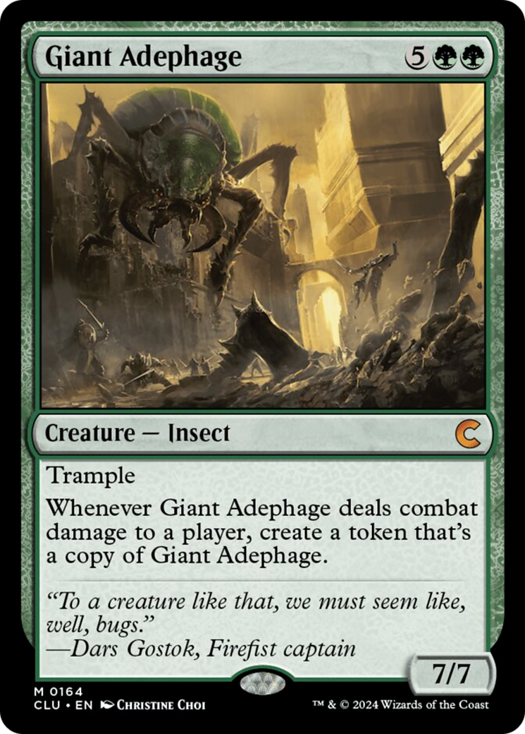 Giant Adephage [Ravnica: Clue Edition] | Good Games North