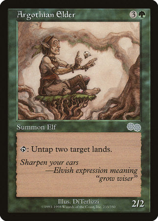 Argothian Elder [Urza's Saga] | Good Games North