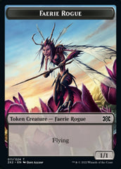Faerie Rogue // Spirit Double-sided Token [Double Masters 2022 Tokens] | Good Games North