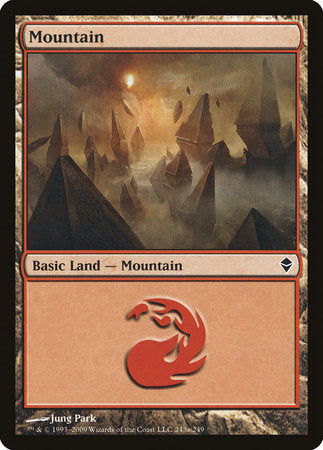 Mountain (243a) [Zendikar] | Good Games North