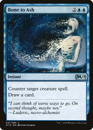 Bone to Ash [Core Set 2019] | Good Games North