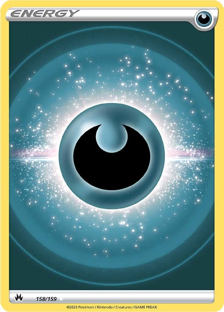 Darkness Energy (158/159) (Texture Full Art) [Sword & Shield: Crown Zenith] | Good Games North
