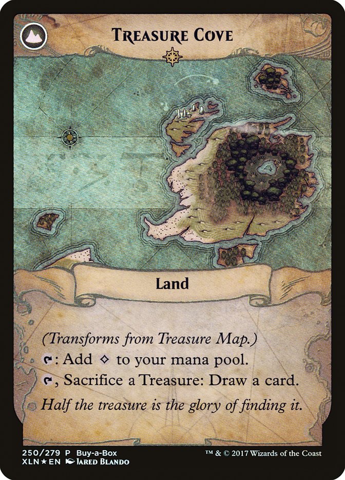 Treasure Map // Treasure Cove (Buy-A-Box) [Ixalan Treasure Chest] | Good Games North