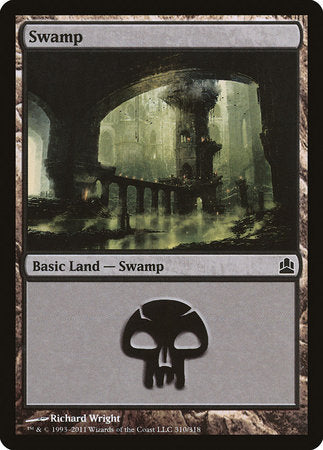 Swamp (310) [Commander 2011] | Good Games North