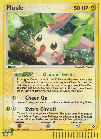 Plusle (8/97) [EX: Dragon] | Good Games North