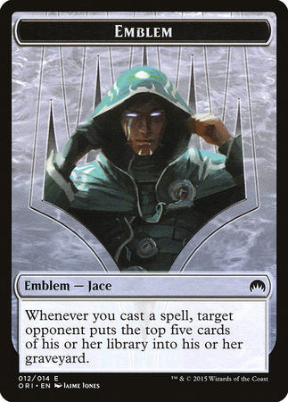 Emblem - Jace, Telepath Unbound [Magic Origins Tokens] | Good Games North