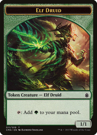 Elf Druid Token (011) [Commander Anthology Tokens] | Good Games North
