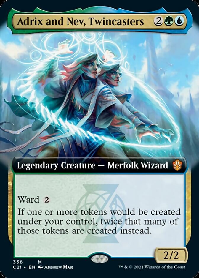 Adrix and Nev, Twincasters (Extended) [Commander 2021] | Good Games North