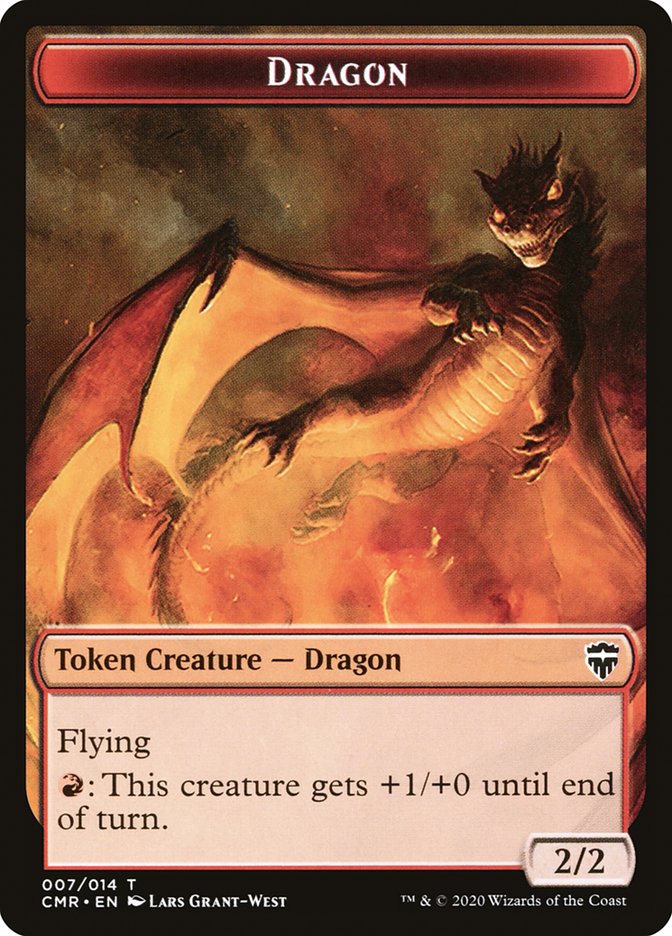 Dragon Token [Commander Legends Tokens] | Good Games North