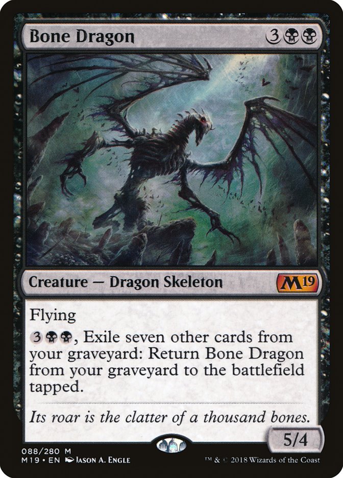 Bone Dragon [Core Set 2019] | Good Games North