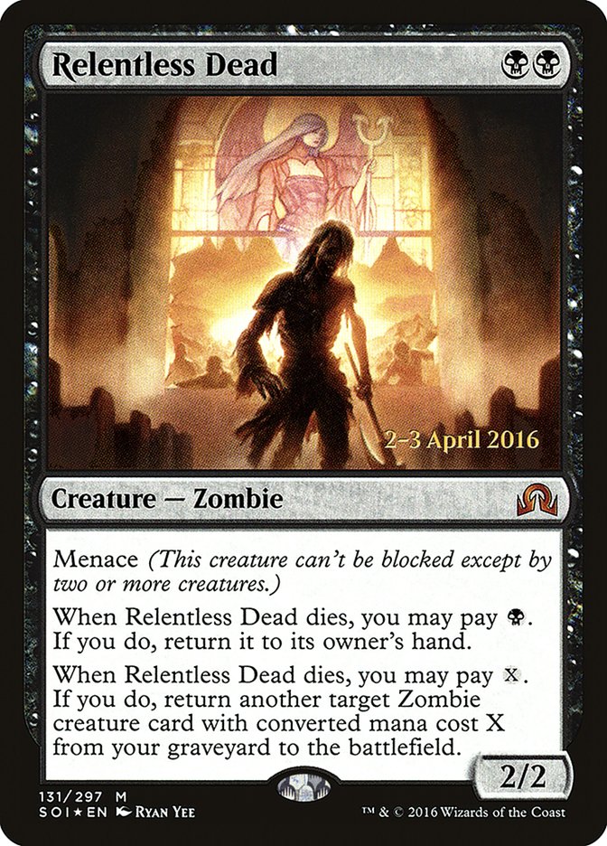 Relentless Dead [Shadows over Innistrad Prerelease Promos] | Good Games North