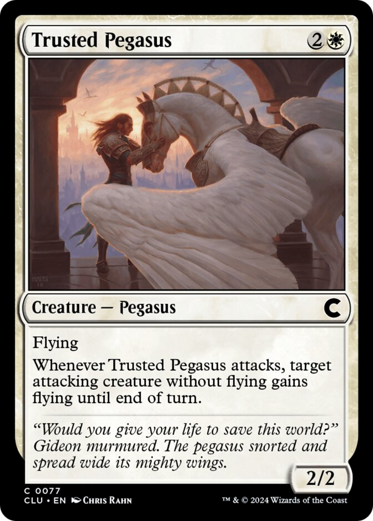 Trusted Pegasus [Ravnica: Clue Edition] | Good Games North