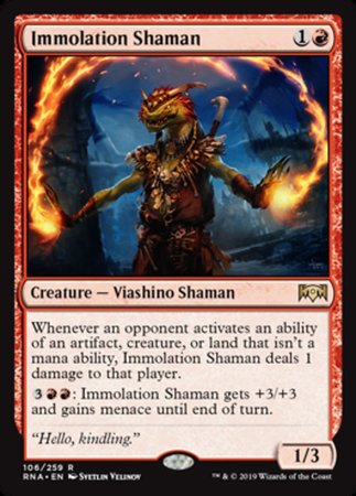 Immolation Shaman [Ravnica Allegiance] | Good Games North