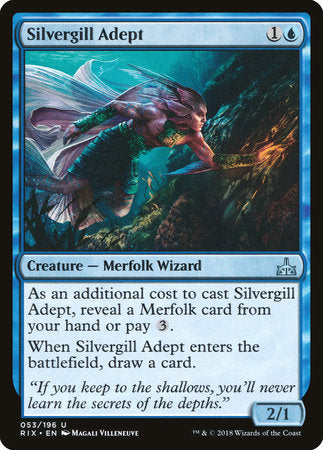Silvergill Adept [Rivals of Ixalan] | Good Games North