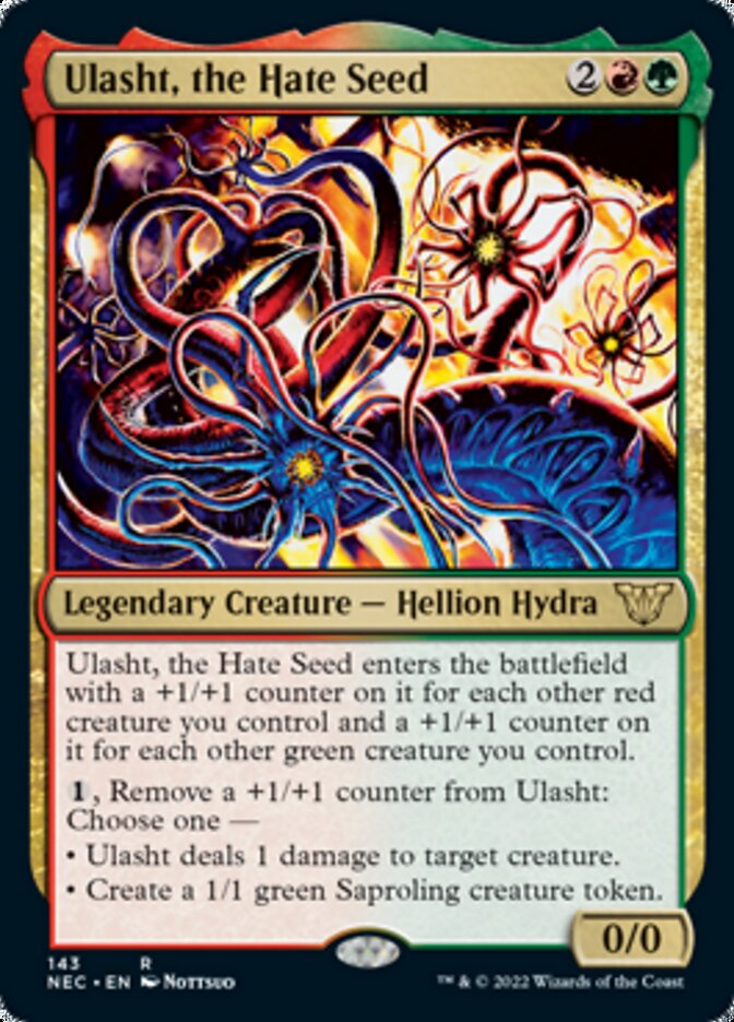 Ulasht, the Hate Seed [Kamigawa: Neon Dynasty Commander] | Good Games North