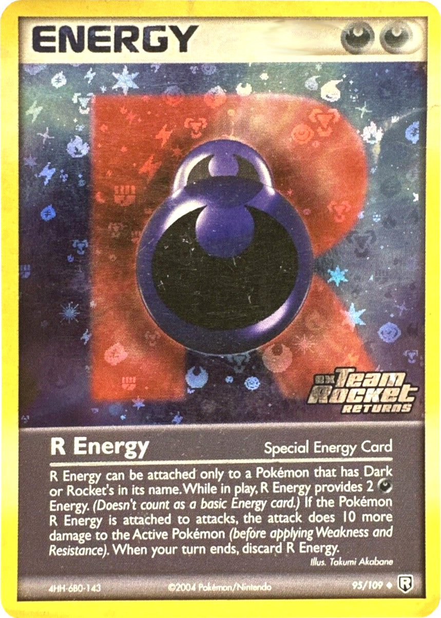R Energy (95/109) (Stamped) [EX: Team Rocket Returns] | Good Games North