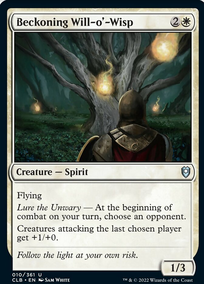 Beckoning Will-o'-Wisp [Commander Legends: Battle for Baldur's Gate] | Good Games North