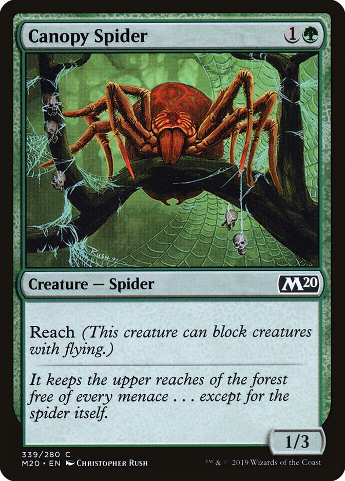 Canopy Spider [Core Set 2020] | Good Games North