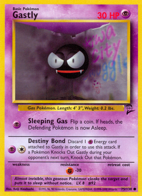 Gastly (75/130) [Base Set 2] | Good Games North