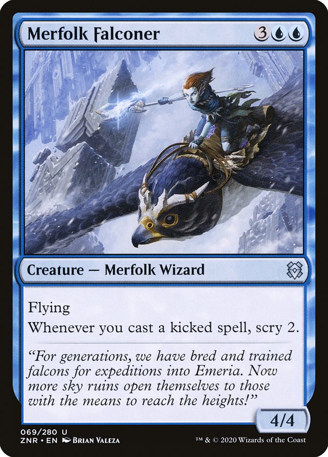 Merfolk Falconer [Zendikar Rising] | Good Games North