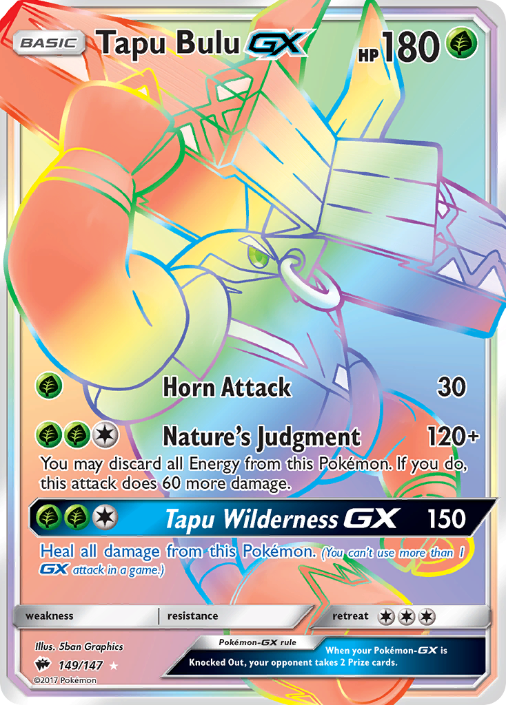 Tapu Bulu GX (149/147) [Sun & Moon: Burning Shadows] | Good Games North