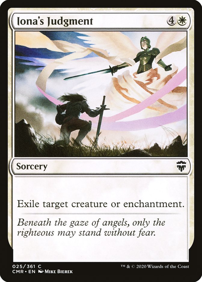 Iona's Judgment [Commander Legends] | Good Games North