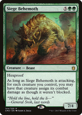 Siege Behemoth [Commander Anthology] | Good Games North