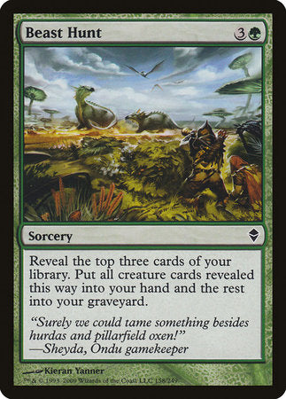 Beast Hunt [Zendikar] | Good Games North