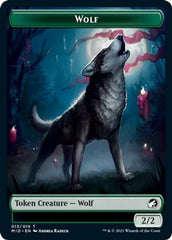 Centaur // Wolf Double-sided Token [Innistrad: Midnight Hunt Commander] | Good Games North