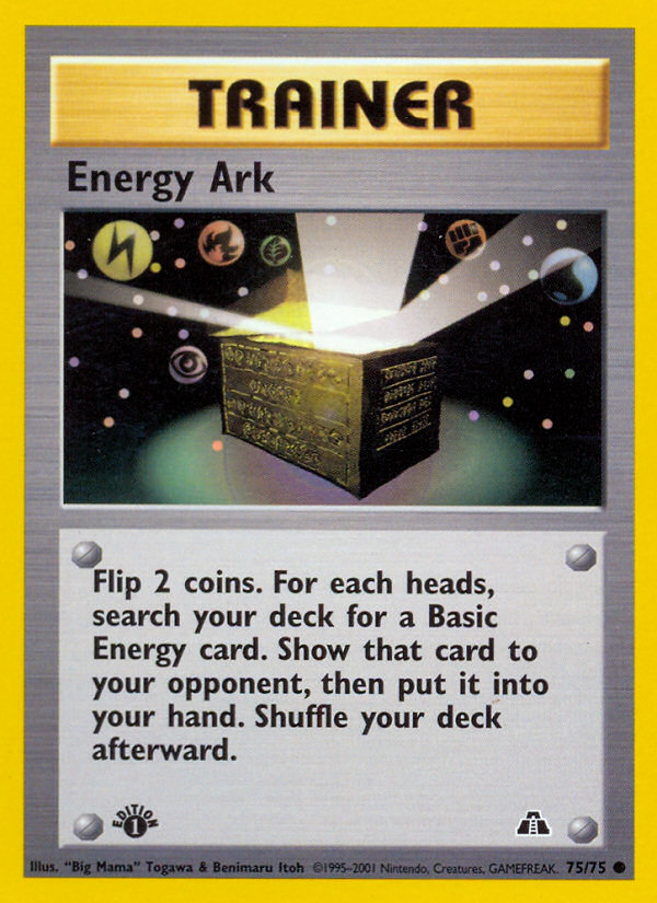 Energy Ark (75/75) [Neo Discovery 1st Edition] | Good Games North