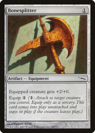 Bonesplitter [Mirrodin] | Good Games North