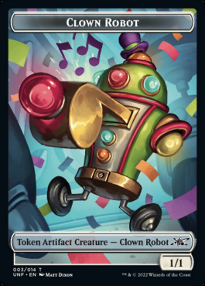 Clown Robot (003) Token [Unfinity Tokens] | Good Games North