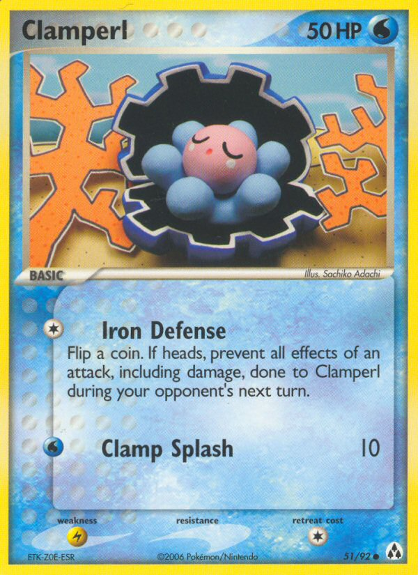 Clamperl (51/92) [EX: Legend Maker] | Good Games North