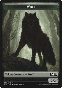 Zombie // Wolf Double-Sided Token [Game Night 2019 Tokens] | Good Games North