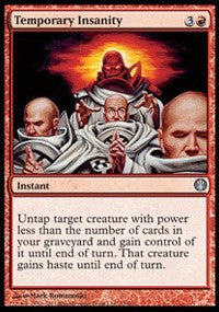 Temporary Insanity [Duel Decks: Knights vs. Dragons] | Good Games North