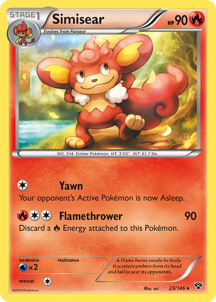 Simisear (23/146) [XY: Base Set] | Good Games North