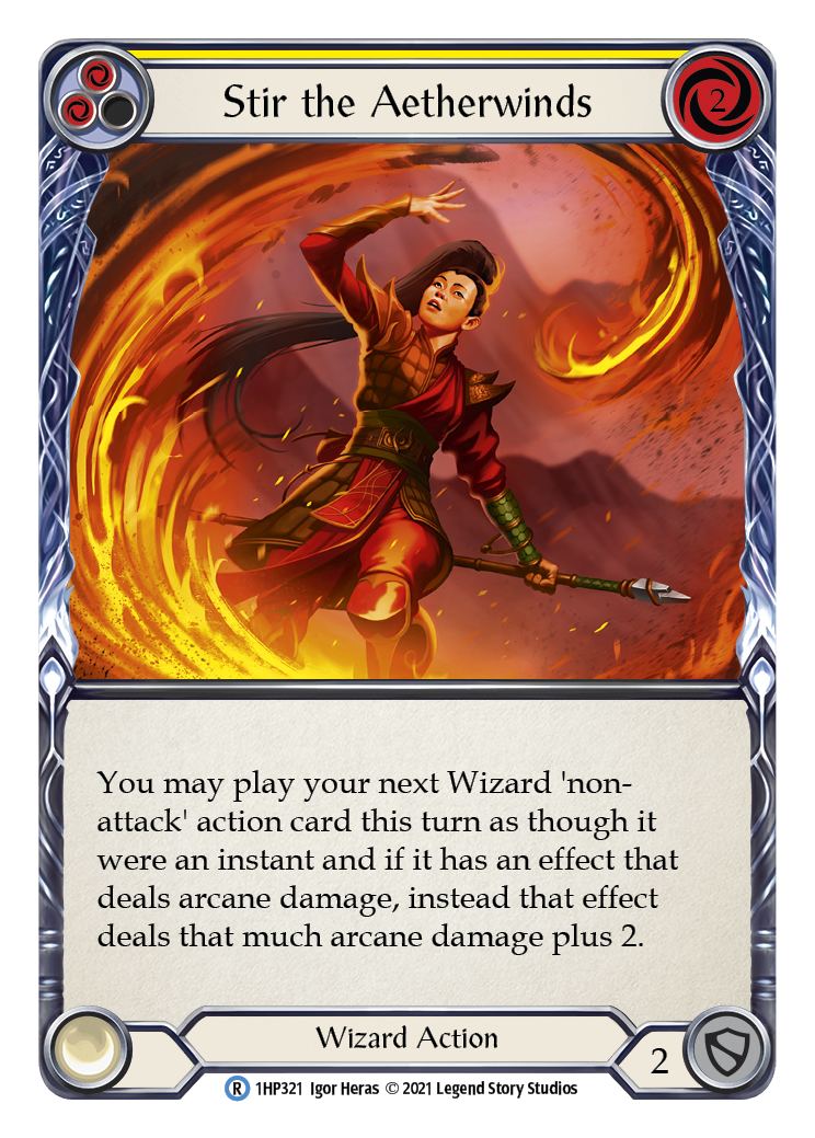 Stir the Aetherwinds (Yellow) [1HP321] | Good Games North