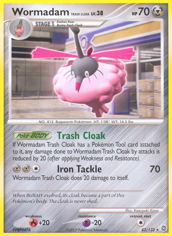 Wormadam Trash Cloak (43/132) [Diamond & Pearl: Secret Wonders] | Good Games North