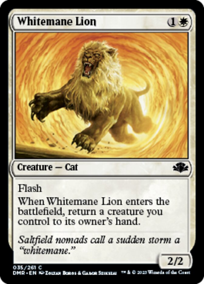Whitemane Lion [Dominaria Remastered] | Good Games North