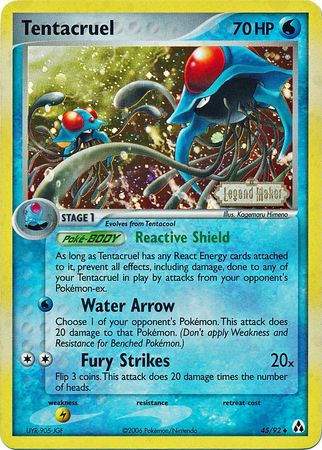 Tentacruel (45/92) (Stamped) [EX: Legend Maker] | Good Games North