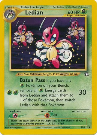 Ledian (39/111) [Neo Genesis Unlimited] | Good Games North